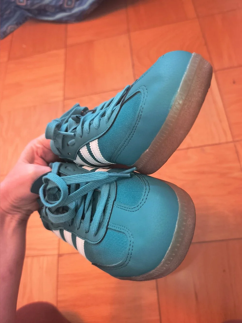 Adidas Velosamba Made With Nature Style- IE7023, Teal, Sz US 9 Men ( Women 10)